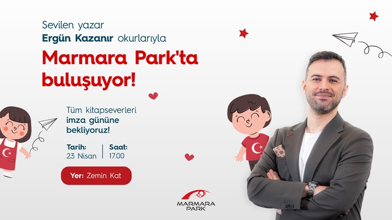 Çocuk Bayramı’nda minik okurlar Ergün Kazanır ile buluşuyor