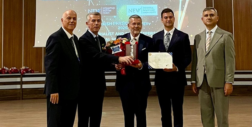 Uysal’a Türk Fizik Derneği’nden özel onur ödülü