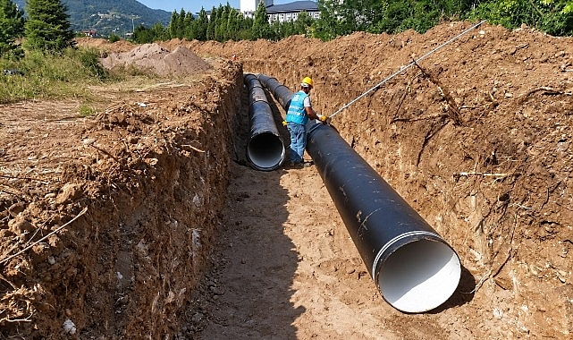 İSU'dan Rahmiye'ye 5.000 Metreküplük Yeni Su Deposu